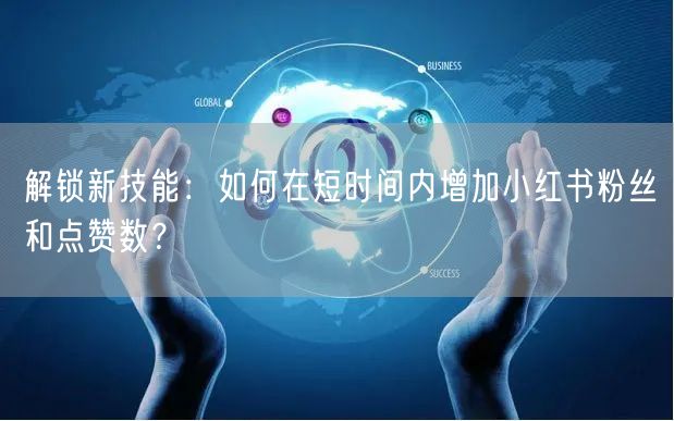 解锁新技能：如何在短时间内增加小红书粉丝和点赞数？